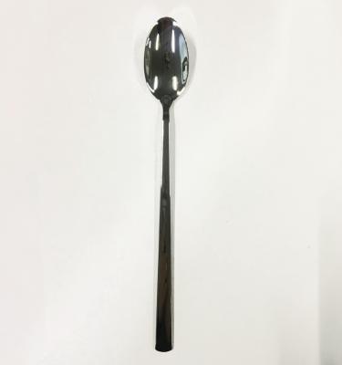 China Sustainable Stainless Steel Cocktail Stirring Spoons , Long Handle Iced Tea Spoon for sale