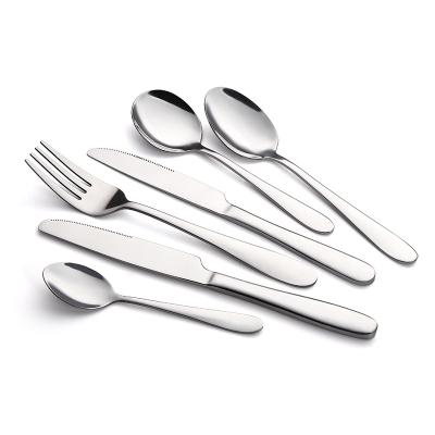 China Stock 18/0 Stainless Steel Disposable Camping Table Cutlery for sale