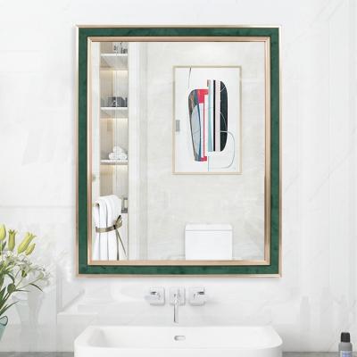 China New Bathroom Minimalist HOFINE Retro Modern Custom Mirror Frame Plastic Decorative Wall Mirror for sale