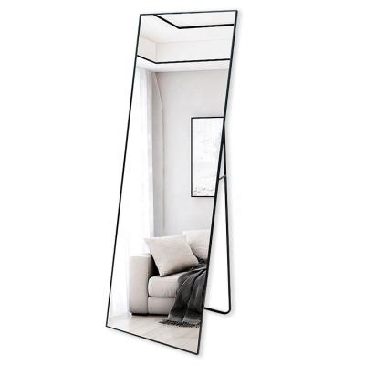 China Custom Simple Modern Minimalist HOFINE New Full Body Standing Mirror Dressing Room Mirror for sale