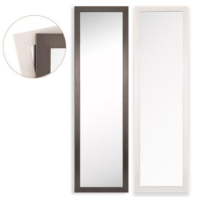 China HOFINE Decorative Wholesale Customized Plastic Over The Door Full Mirror Frame Minimalist Mirror 49.8x14.4Inch for sale