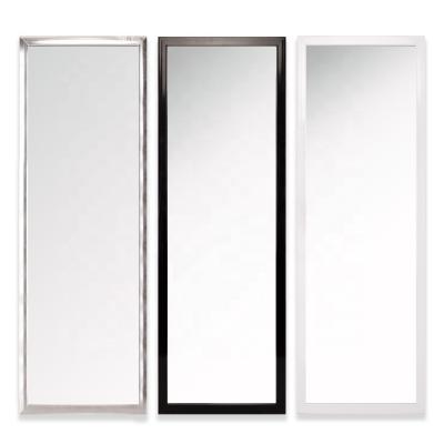 China HOFINE Minimalist Customized Wholesale Over Door Full Mirror Plastic Cloakroom Hanging Mirror for sale