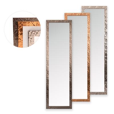 China HOFINE Minimalist Hot Sale Wholesale Cheap Shiny Multicolor Customizable Plastic Door Mirror Wall Hanging Mirror for sale