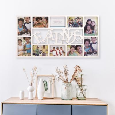 China HOFINE Environmental Friendly Customized Wholesale Decorative Die Cut Family Combination Photo Frame for sale