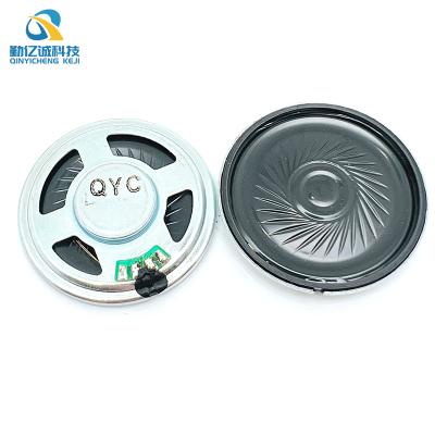 China Iron shell diameter 40mm diameter iron shell speaker 8 R0.5w Myra ultra-thin indoor magnetic toy radio speaker for sale