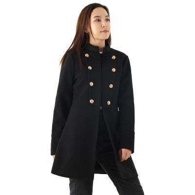 China OEM 2021 breathable women jackets and coats winter coats for ladies blazer trench with button for sale