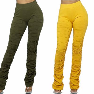 China Breathable Clothing 2021Women Summer Outfits Custom Sweated Stacked Pants For Women Casual Summer for sale