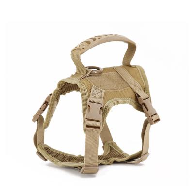 China Wholesale Customized Customized Small Dog Tactical Rope Harness Training Dog Vest Harness With Leash for sale