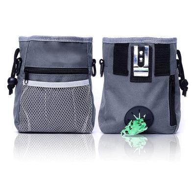 China Viable 3 Ways To Carry Integrated Poop Bag Dispenser Easily Carry Pet Toys Dog Treat Training Pouch for sale