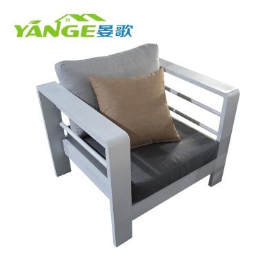 China Modern outdoor sofa garden furniture outdoor garden sets modern aluminum white sofa for sale