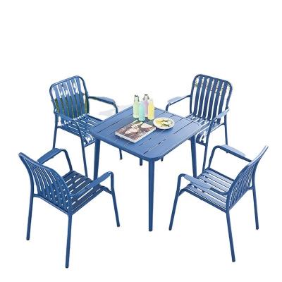 China Modern Furniture Set Garden Dining Table And Chairs Outdoor Patio Furniture for sale