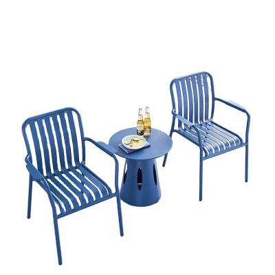 China Modern Outdoor Balcony Bistros Garden Table And Chair Set Patio Furniture for sale