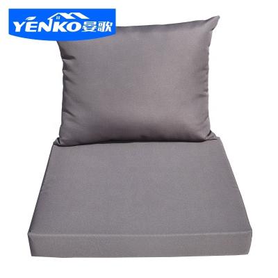 China Outdoor Memory Patio Rattan Furniture Cushion Covers Outdoor Cushions and Pillow Home Decorate Floor Cushions Garden Furniture for sale