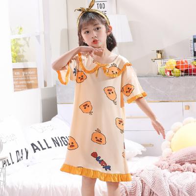 China Wholesale QUICK DRY Silk Fabric Children's Milk Sleep Skirt In Many Sizes for sale