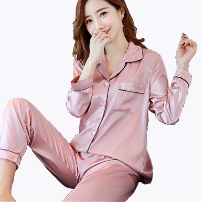 China Wholesale QUICK DRY Long Sleeve Pants Ice Designer Pajamas Women's Pajamas Set for sale