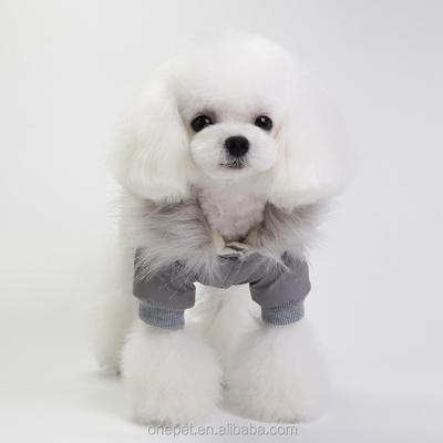 China Stocked Pet Clothing Bulk Dog Clothes Down Clothes Winter Teddy Dog Pet Clothing Small Pet Clothes for sale