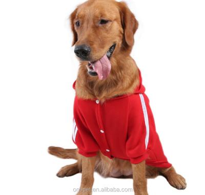 China Durable Dog Apparel Comfortable Pet Apparel Manufacturer Large Solid Color Breathable Dog Hoodie for sale