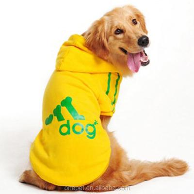 China Viable Solid Color Popular Wholesale Sweatshirt Pet Clothing Products Designer Pet Large Dog Clothes for sale