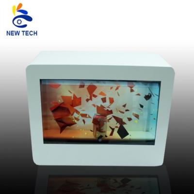 China Indoor Best Price 32 Inch Transparent Lcd Display Showcase Box With Touch Screen Optional for sale