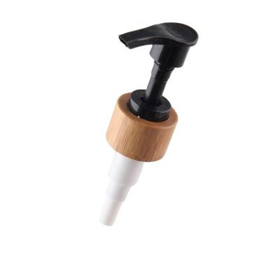 China Non Spill Sensitive Wooden Hand Lotion Dispenser Plastic Pump 24/410 28/410 for sale