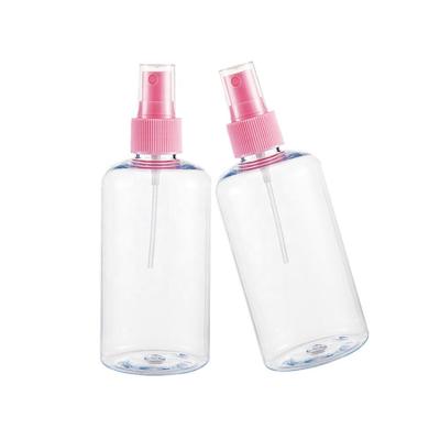 China Household Products Perfume Bottles 250ml Plastic Pet Spray Bottle Pet Amber Packaging for sale