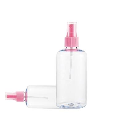 China 250ml Pet Mist Spray Bottle Plastic Empty Pet Cosmetic Empty Spray Mist Voucher Clear Bottles For Cosmetic for sale