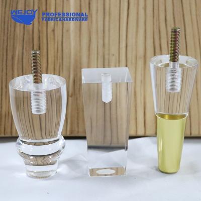 China Wejoy China Modern Furniture Accessories ACRYLIC Plastic Cabinet Leg Acrylic Sofa Legs for sale