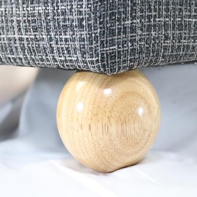 China Wejoy Wholesale Wooden Accessories For Furniture Tapered Wooden Legs Furniture Ball Sofa Legs Wooden Legs For Cabinet for sale