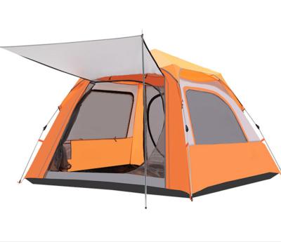 China Straight tie type camping outdoor tent thickening automatic ultralight outdoor camping sunscreen rainproof beach equipment for sale