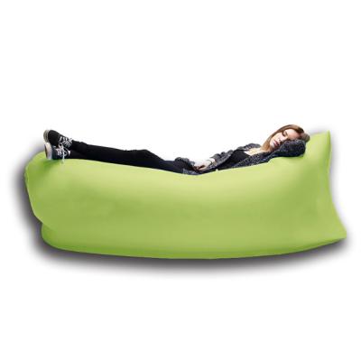 China Outdoor Portable Ultralight Lazy Sofa Sleeping Bag Air Inflatable Air Sofa Beach Chair for sale