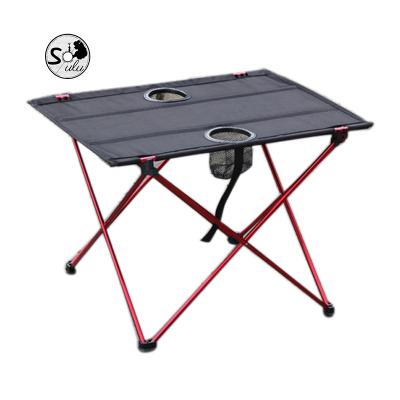 China Aluminum Alloy Outdoor Folding Picnic Table And Chair Set Easy Carry, Ultralight Portable BBQ Casual Camping for sale