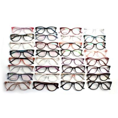 China Mixed Style Cheap Price In Stock Promotional PC Glasses Frame Matched Optical Glass Ready Frames for sale