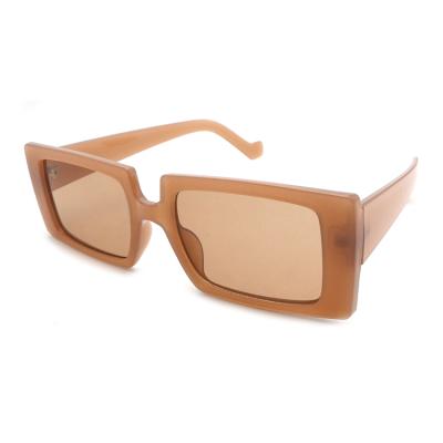 China River la retro men's oversized square sunglasses high quality plastic frame fashion sunglasses for sale