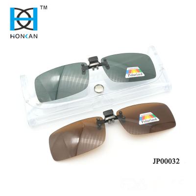 China Fashion Sunglasses Clip On Sun Glasses With Case Polarized Glass for sale