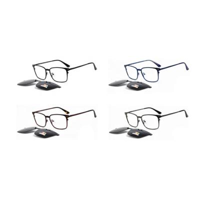 China Metal Optical Glasses Wholesale Optical Frames 2021 Metal Stock Men-Women Show Promotional Ready for sale