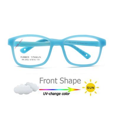 China For reading glass new design square eyewear for kids change color outdoor eyewear wholesale for sale