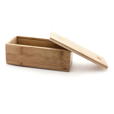 China Wooden Box Sliding Lid Custom Logo Glasses Packaging Natural Wooden Box Storage Box With Lid for sale