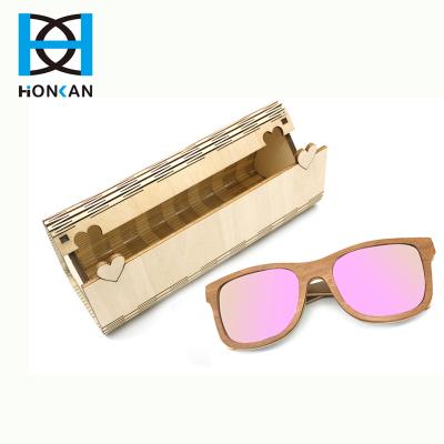 China Fashion Bamboo Case Fashion Sunglasses Bamboo Sunglasses Case With Custom Logo for sale