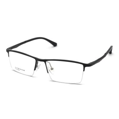 China 2020 new optical eye sight trend fashion aluminum alloy glasses frame half frame glasses men's factory wholesale for sale