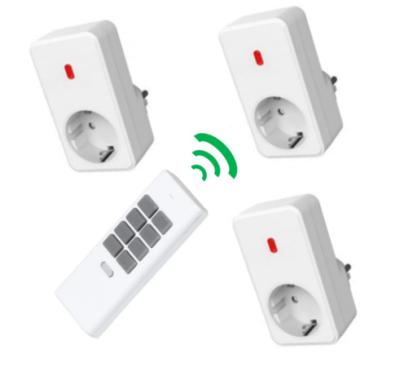 China German standard residential / multi-purpose power socket control smart remote wireless socket for sale