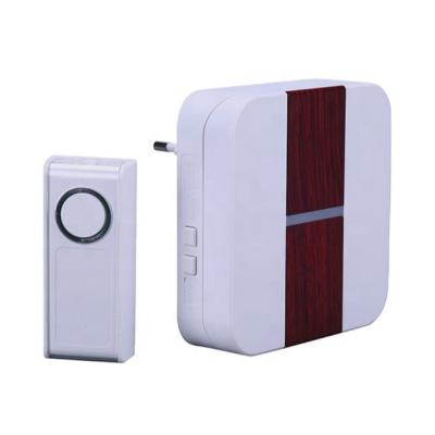 China AC 230V Modern Waterproof Smart Wireless Doorbell With 1 Receiver AC Door Bell 30 Rings 100m Long Range for sale