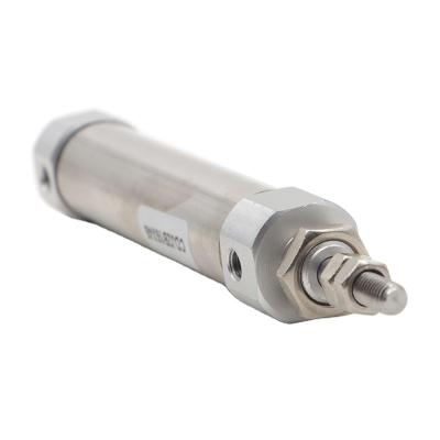 China Garment Shops Factory Standard Stainless Steel Double Door Pneumatic Cylinder for sale