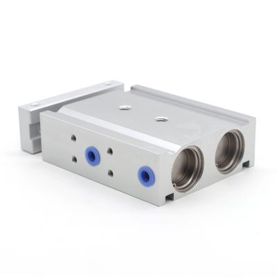 China 2021 Hotels Standard Acting Compact Dual Cartridge Electric Pneumatic Cylinder for sale