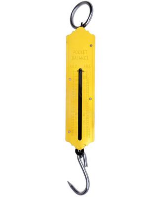 China Alumina film+Stainless steel hook+metal factory produced portable mechanical luggage spring scale PK-50 for sale