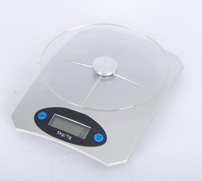 China ABS Plastic + 6mm Glass Health Weight Scale KDD-1 Digital Kitchen Scale for sale