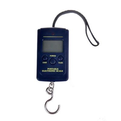 China ABS Plastic 40kg Portable LED Digital Hanging Fishing Weighing Hook Luggage Scale for sale