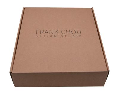 China Wholesale Custom Recyclable Logo Scarf Box Kraft Paper Shipping Box Hat Boxes Packaging Packaging for sale