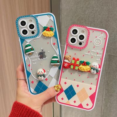 China New Christmas Day Gift Shockproof Mobile Phone Shell For Iphone 13 12 11 Pro Max X XS XR 7G 8P Phone Cases for sale