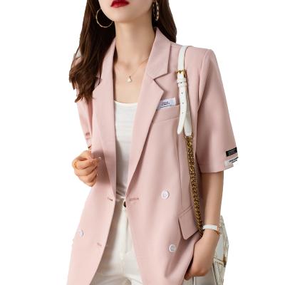 China Hot Selling Breathable Breathable Blazer Summer Women Retro Comfortable And Breathable Blazer for sale