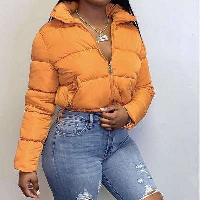 China Waterproof Women 90% Down 10% Feather Down New Sufficiency Crop Ladies Down Coats Thermal Shorts Coated Fashion Winter Down Jackets for sale